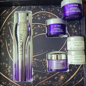 LANCOME 6-pc RÉNERGIE SET - 1.7oz TRIPLE SERUM, PEPTIDE Cream, NIGHT + EYE CREAM